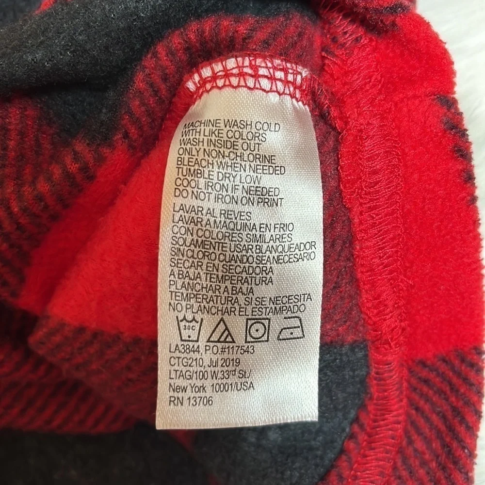 FRENCH Toast Red Buffalo Plaid Pullover Sweatshirt
